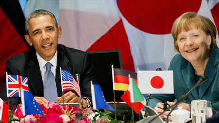 Canciller alemana respalda al TLC entre la UE y EEUU